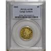 Image 3 : 1842 $5 Large Letters AU58 PCGS. This is an attractive 