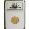 Image 1 : 1873 $5 Closed 3 MS62 NGC. A bold striking with bright 