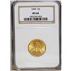 Image 1 : 1899 $5 MS64 NGC. Flashy honey-gold luster enlivens bo 