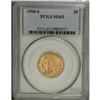 Image 3 : 1908-S $5 MS63 PCGS. Green-gold and peach toning endow 