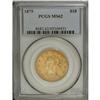 Image 1 : 1879 $10 MS62 PCGS. A meticulously struck and satiny a 