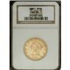 Image 1 : 1881 $10 MS63 NGC. Select and well struck with lustrou 