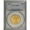 Image 1 : 1893-S $10 MS62 PCGS. Solidly struck overall and predo 