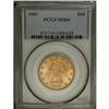 Image 1 : 1901 $10 MS64 PCGS. Suitably detailed with highly lust 