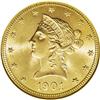 Image 1 : 1901 $10 MS65 NGC. Ex: Freedom Collection. Highly lust 
