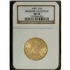 Image 3 : 1901 $10 MS65 NGC. Ex: Freedom Collection. Highly lust 
