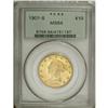Image 1 : 1901-S $10 MS64 PCGS. A highly lustrous lemon-yellow n 