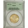 Image 3 : 1901-S $10 MS64 PCGS. Fully lustrous and sharply struc 