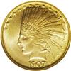 Image 1 : 1907 $10 No Periods MS65 NGC. Ex: Freedom Collection. 