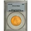 Image 3 : 1914-D $10 MS64 PCGS. After this issue of 343,500 piec 
