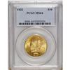 Image 1 : 1932 $10 MS64 PCGS. Glowing luster exudes from peach-g 