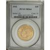 Image 1 : 1932 $10 MS64 PCGS. This subtly lustrous yellow-orange 