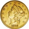 Image 1 : 1858-S $20 AU55 NGC. The straw-gold surfaces have a to 