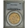 Image 3 : 1862-S $20 MS61 PCGS. Double eagles were the bread and 