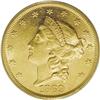 Image 1 : 1869 $20 AU58 PCGS. An intermediate rarity in the Type 