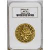 Image 3 : 1870 $20 AU58 NGC. This is an attractive medium gold c 