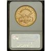 Image 2 : 1877 $20 MS61 Prooflike NGC. The vivid orange-gold sur 