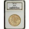 Image 1 : 1880 $20 AU55 NGC. Modest highpoint wear has little im 