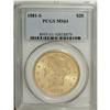Image 1 : 1881-S $20 MS61 PCGS. The highly lustrous apricot-gold 