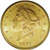 1881-S $20 MS62 PCGS. This 1881-S displays bright peac 
