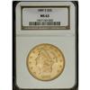 Image 3 : 1889-S $20 MS63 NGC. The 1889-S double eagle is availa 