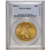 Image 1 : 1891-S $20 MS62 PCGS. The bright fields are flashy and 