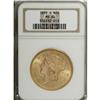 Image 3 : 1892-S $20 MS64 NGC. An uncommonly clean coin for the 