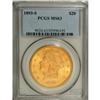 Image 1 : 1893-S $20 MS63 PCGS. Apricot-gold with a touch of whe 