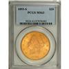 Image 1 : 1893-S $20 MS63 PCGS. Attractive example of this evenl 
