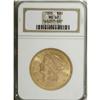 Image 3 : 1895 $20 MS62 NGC. Boldly struck and highly lustrous, 