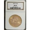 Image 3 : 1895-S $20 MS64 NGC. Another S-mint Type Three double 