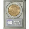 Image 2 : 1896 $20 MS63 PCGS. Sharp delineation is apparent on t 