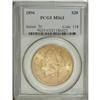 Image 1 : 1896 $20 MS63 PCGS. Select and lustrous with lavender 