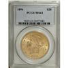 Image 1 : 1896 $20 MS63 PCGS. Yellow-orange with a small red cop 