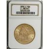 Image 3 : 1896-S $20 MS64 NGC. The golden-yellow centers cede to 