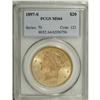 Image 3 : 1897-S $20 MS64 PCGS. With typically high marks for ey 