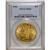 Image 1 : 1904 $20 MS64 PCGS. Bright peach-gold surfaces exhibit 