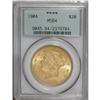 Image 1 : 1904 $20 MS64 PCGS. A solidly struck butter-yellow nea 