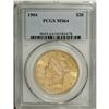 Image 1 : 1904 $20 MS64 PCGS. Strongly lustrous with peach overt 