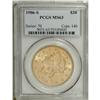 Image 1 : 1906-S $20 MS63 PCGS. Potent luster adorns peach-gold 