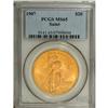 Image 3 : 1907 $20 Arabic Numerals MS65 PCGS. A remarkable Gem e 