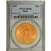 Image 3 : 1907 $20 Arabic Numerals MS66 PCGS. After numerous exp 