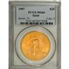 Image 3 : 1907 $20 Arabic Numerals MS66 PCGS. The Arabic Numeral 
