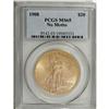 Image 1 : 1908 $20 No Motto MS65 PCGS. Lustrous and suitably str 