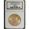 Image 3 : 1908 $20 No Motto MS66 NGC. Ex: Freedom Collection. Wh 