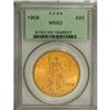 Image 3 : 1909 $20 MS63 PCGS. 1909 double eagles are scarce in a 