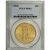 Image 3 : 1909/8 $20 MS62 PCGS. The 1909 double eagles are about 