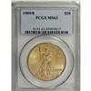 Image 3 : 1909/8 $20 MS63 PCGS. The 1909/8 enjoys the distinctio 