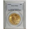 Image 1 : 1910-S $20 MS64 PCGS. Rather remarkable and pleasing c 