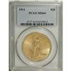 Image 3 : 1911 $20 MS64 PCGS. The 1911 is an elusive date in hig 